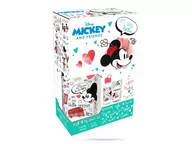 Szklanki - Invictus1928, Zestaw Disney Mickey szklany czerwony butelka + 2 szklanki 280 ml - miniaturka - grafika 1