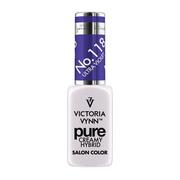 Lakiery hybrydowe - Victoria Vynn Pure Creamy Hybrid 118 Ultra Violet 8ml VV-330575 - miniaturka - grafika 1