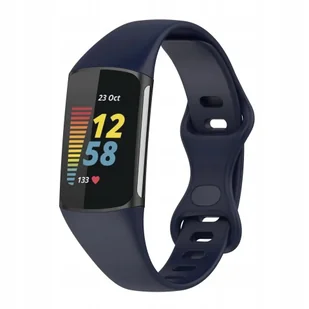 PASEK OPASKA SILIKONOWA DO FITBIT CHARGE 5 - Akcesoria do smartwatchy - miniaturka - grafika 1