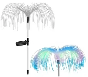 2szt LAMPKA SOLARNA zestaw OGRODOWA MEDUZA LAMPA 3kolory - Lampy ogrodowe 2szt LAMPKA SOLARNA zestaw OGRODOWA MEDUZA LAMPA 3kolory - Lampy ogrodowe - miniaturka - grafika 1