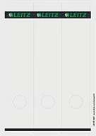 Etykiety do drukarek - Leitz Samoprzylepne etykiety na grzbiet PC do standardowych pilników dźwigniowych 80 mm, szerokie i długie, 61,5 x 285 mm, papier, 16870085-75 sztuk - szary/jasnoszary - miniaturka - grafika 1