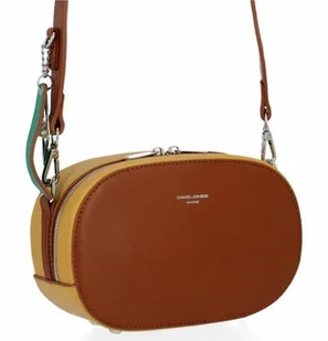 Torebka damska listonoszka David Jones Ruda/Żółta - Torebki damskie - miniaturka - grafika 1