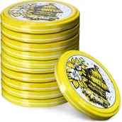 Pojemniki kuchenne - Metalowe wieczka do słoików Valsta 10 szt. 66mm "Pszczoły" - miniaturka - grafika 1