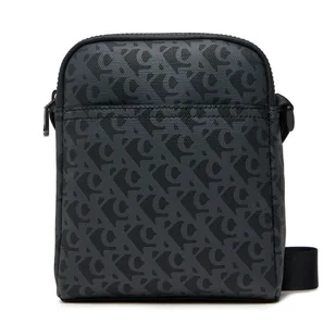 Saszetka Calvin Klein Jeans Matte Aop Reporter 18 LV04G3115G Czarny - Torby męskie - miniaturka - grafika 1