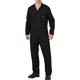 Dickies Koszula męska Henley, Czarny, L - Koszule męskie - miniaturka - grafika 1
