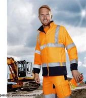 Bluzy męskie - Ardon HiViz REF - bluza polarowa - pomarańczowy H8920 4XL - miniaturka - grafika 1