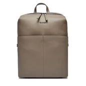 Plecaki - Plecak Calvin Klein Clean Essential Squared Bp K50K512251 Beżowy - miniaturka - grafika 1