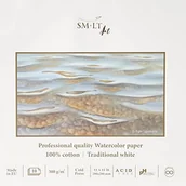 Podobrazia, bloki, papiery - SMLT Blok WATERCOLOR do akwareli 300G 10ARK - miniaturka - grafika 1