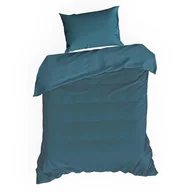 Pościel - Eurofirany Pościel turkusowa satynowa Nova3 140x200 ef-psc-nova3turk-140 - miniaturka - grafika 1