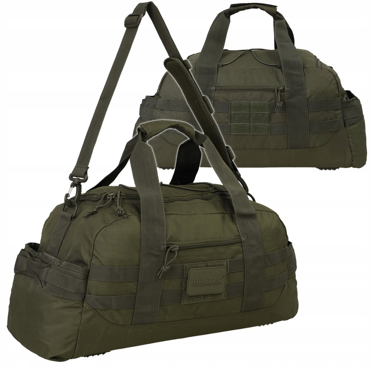 Mil-Tec, Torba turystyczna, wojskowa, US Combat Parachute Cargo, Olive, 25 l