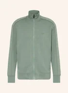 Bluzy męskie - Boss Bluza Rozpinana Mirror gruen - BOSS - miniaturka - grafika 1