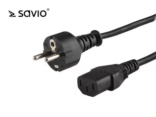 Elmak SAVIO CL-89 Kabel zasilający VDE 1,8m - Kable komputerowe i do monitorów - miniaturka - grafika 1