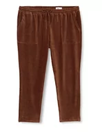 Spodnie damskie - s.Oliver Damskie spodnie sztruksowe z bawełnianego stretchu, brązowy, 48 - miniaturka - grafika 1