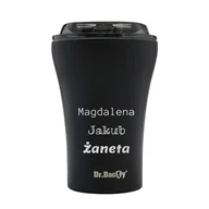 Kubki termiczne - Kubek do kawy Dr.Bacty Apollo - 227 ml - czarny - Z twoim grawerem - miniaturka - grafika 1