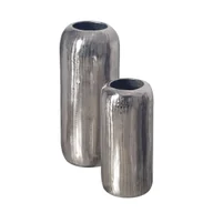 Wazony i flakony - Wazon Dekoracyjny 2 szt. Aluminium Cylinder Wazon Nowoczesny Okrągły - miniaturka - grafika 1