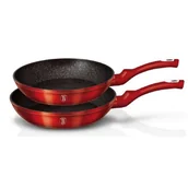 Zestawy garnków i patelni - Berlinger Haus ZESTAW 2 PATELNI GRANITOWYCH RED METALLIC - miniaturka - grafika 1