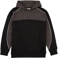 Bluzy męskie - Bluza męska Fila Rivoli czarno-szara FAM1121 83033 XL - miniaturka - grafika 1