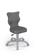 Krzesła obrotowe dla dzieci - Krzesło Entelo Petit Szary Monolith 33 rozmiar 3 - miniaturka - grafika 1