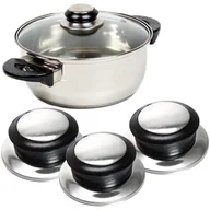 Pozostałe akcesoria kuchenne - GAŁKI GAŁKA DO POKRYWEK UCHWYTY DO GRARNKA 3SZT - miniaturka - grafika 1