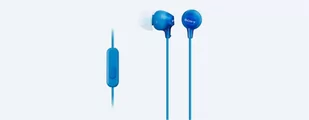 SONY MDR-EX15AP Blue - Słuchawki - miniaturka - grafika 1