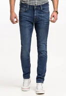 Spodnie męskie - Męskie spodnie jeansowe rurki Mustang Frisco skinny W30 L32 - miniaturka - grafika 1