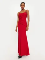 Sukienki - Rinascimento Sukienka wieczorowa 1000768835394 Czerwony Slim Fit - miniaturka - grafika 1
