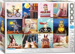 Puzzle 1000 Śmieszne króliki - Puzzle - miniaturka - grafika 2