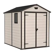 Altany ogrodowe - Domek narzędziowy KETER Manor 6X8 DD Beżowy 185,8 x 236,8 x 227 cm - miniaturka - grafika 1