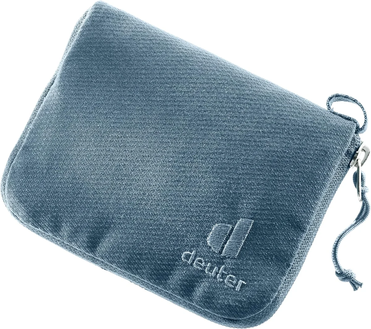 Portfel damski deuter Zip Wallet szary, lekki sportowy