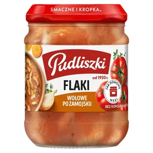 Pudliszki Flaki wołowe po zamojsku 450 g - Szybkie dania obiadowe - miniaturka - grafika 1