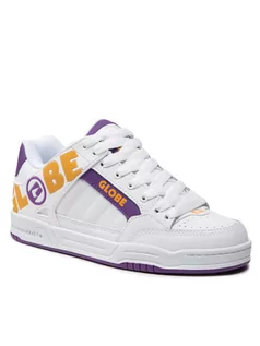 Buty dla chłopców - Globe TILT White/Purple/Yellow buty letnie męskie - 42EUR - grafika 1