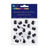 Artykuły biurowe - Dalprint Oczka ruchome 2cm (20) - miniaturka - grafika 1