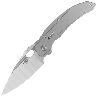 Nóż składany Bestech Exploit Grey Titanium, Satin CPM S35VN by Todd Knife and Tool (BT2005A) - Noże - miniaturka - grafika 1