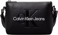 Torebki damskie - Calvin Klein Jeans Damski rzeźbiony futerał na aparat 21 Mono K60k612703 Crossover, jeden rozmiar, Czarny modny czarny, Rozmiar Uniwersalny - miniaturka - grafika 1