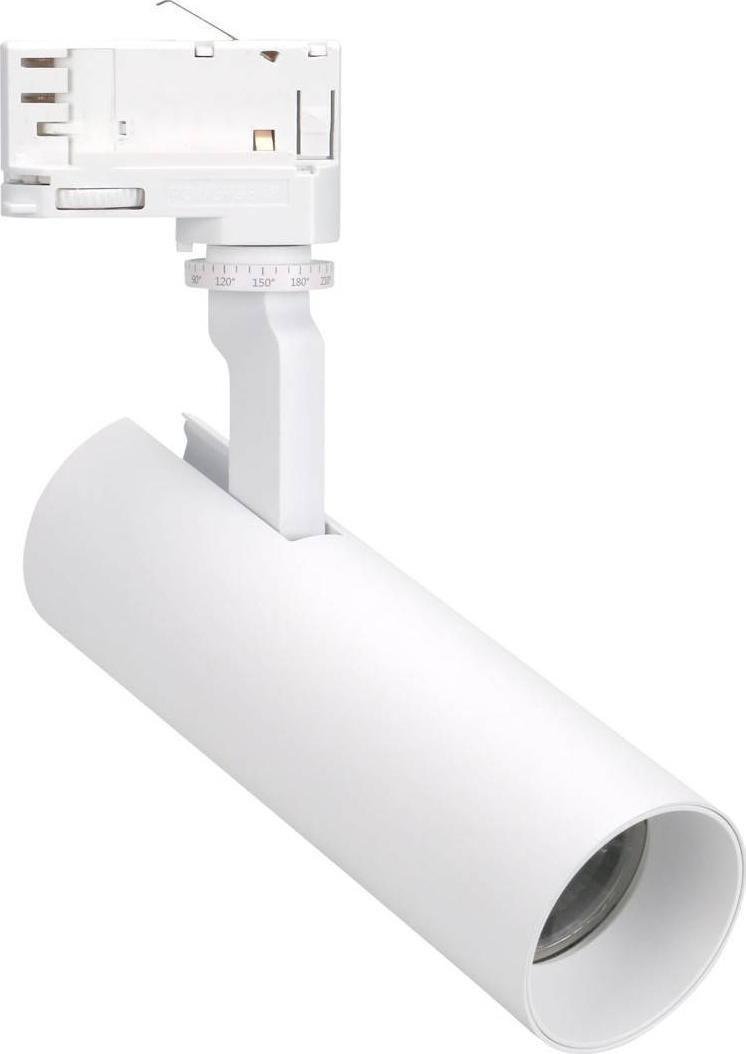 MAXlight Natynkowa tuba regulowana SHINEMAKER S0015 Maxlight sufitowy reflektorek do systemu szynowego 3 - fazowego biały
