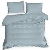 Pościel - Eurofirany Pościel błękitna satynowa Nova3 220x200 ef-psc-nova3błęk-220 - miniaturka - grafika 1