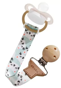 Tasiemka Zawieszka Do Smoczka Kotki Akuku - Akcesoria do smoczków - miniaturka - grafika 1