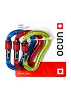 Sprzęt wspinaczkowy - Zestaw Karabinków Ocun Eagle HMS SG - 3-pack - miniaturka - grafika 1