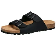 Kapcie damskie - Lico Unisex Bioline Twice Vegan kapcie domowe, czarne, rozmiar 44 UE - miniaturka - grafika 1