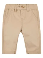 Spodenki dla niemowląt - Steiff Spodnie chino w kolorze beżowym - miniaturka - grafika 1