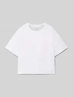 Koszulki dla dziewczynek - T-shirt o kroju regular fit z czystej bawełny - miniaturka - grafika 1