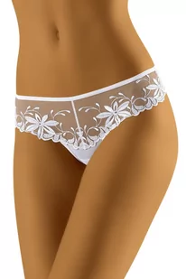 Wol-Bar Zorba biały S Majtki szorto-stringi - Majtki damskie - miniaturka - grafika 1
