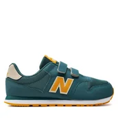 Buty dla dziewczynek - Sneakersy New Balance GV500FSG Niebieski - miniaturka - grafika 1
