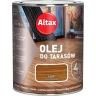 Farby i impregnaty do drewna - Altax Olej do tarasu 0,75 l Cedr - miniaturka - grafika 1
