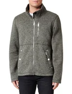 Kurtki męskie - BRAELYN Męska kurtka polarowa Altiplano, Oliwkowy melanż, XL - miniaturka - grafika 1