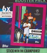Czasopisma - Champions League UEFA Topps Booster Box z Naklejkami - miniaturka - grafika 1
