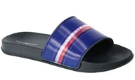 Klapki i japonki damskie - Klapki Tommy Hilfiger T3B0-32931-1172800 Blue Niebieskie - TOMMY HILFIGER - miniaturka - grafika 1