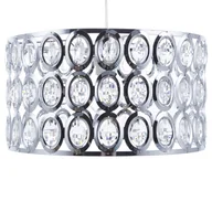 Lampy sufitowe - Beliani Lampa wisząca Lampa wisząca metalowa srebrna TENNA S 82180 - miniaturka - grafika 1