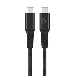 B.On Cotton kabel USB-C/USB-C 0.5m (czarny) - Kable USB - miniaturka - grafika 1