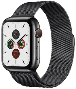 Magnetic Strap pasek do Watch 6 / 5 / 4 / 3 / 2 / SE (40mm / 38mm) magnetyczna opaska bransoleta bransoletka czarny - Akcesoria do smartwatchy - miniaturka - grafika 1